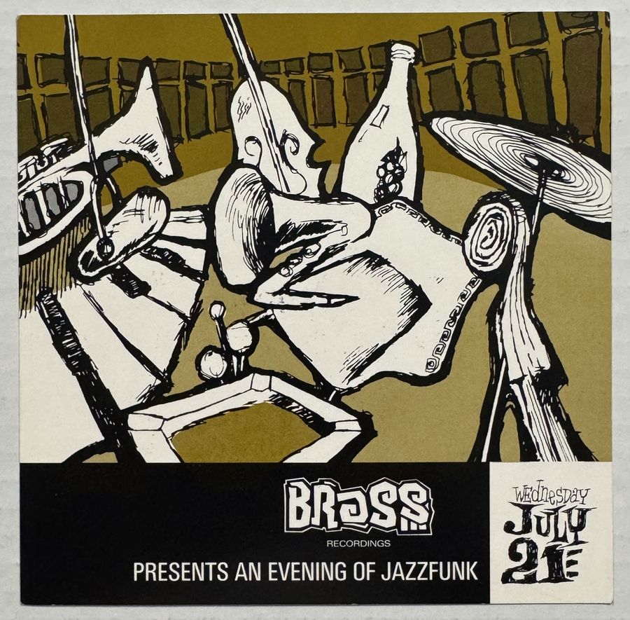 Brass — An Evening of Jazzfunk — flyer, July 21, 1993, New York, NY