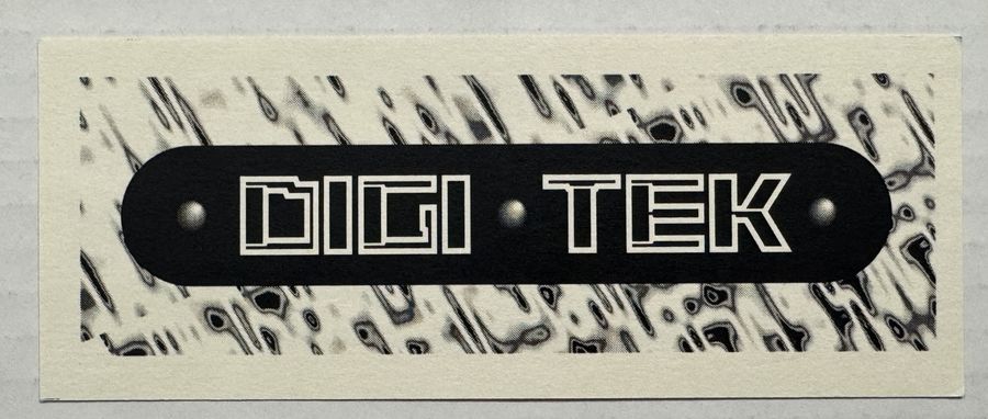 Digi Tek — flyer, March 25, 1993, New York, NY