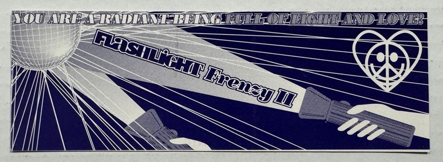 Flashlight Frenzy II — flyer, May 21, 1993, New York, NY