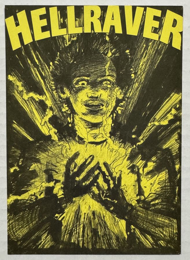 Hellraver — flyer, April 2, 1993, New York, NY