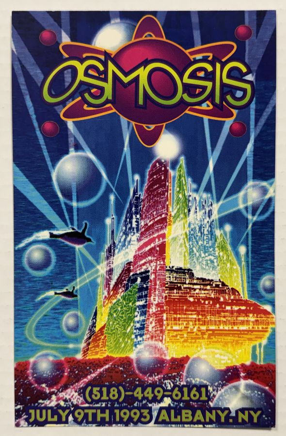 Osmosis — flyer, July 9, 1993, Albany, NY
